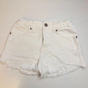 Zara White Jean Shorts (Girls Size 10)